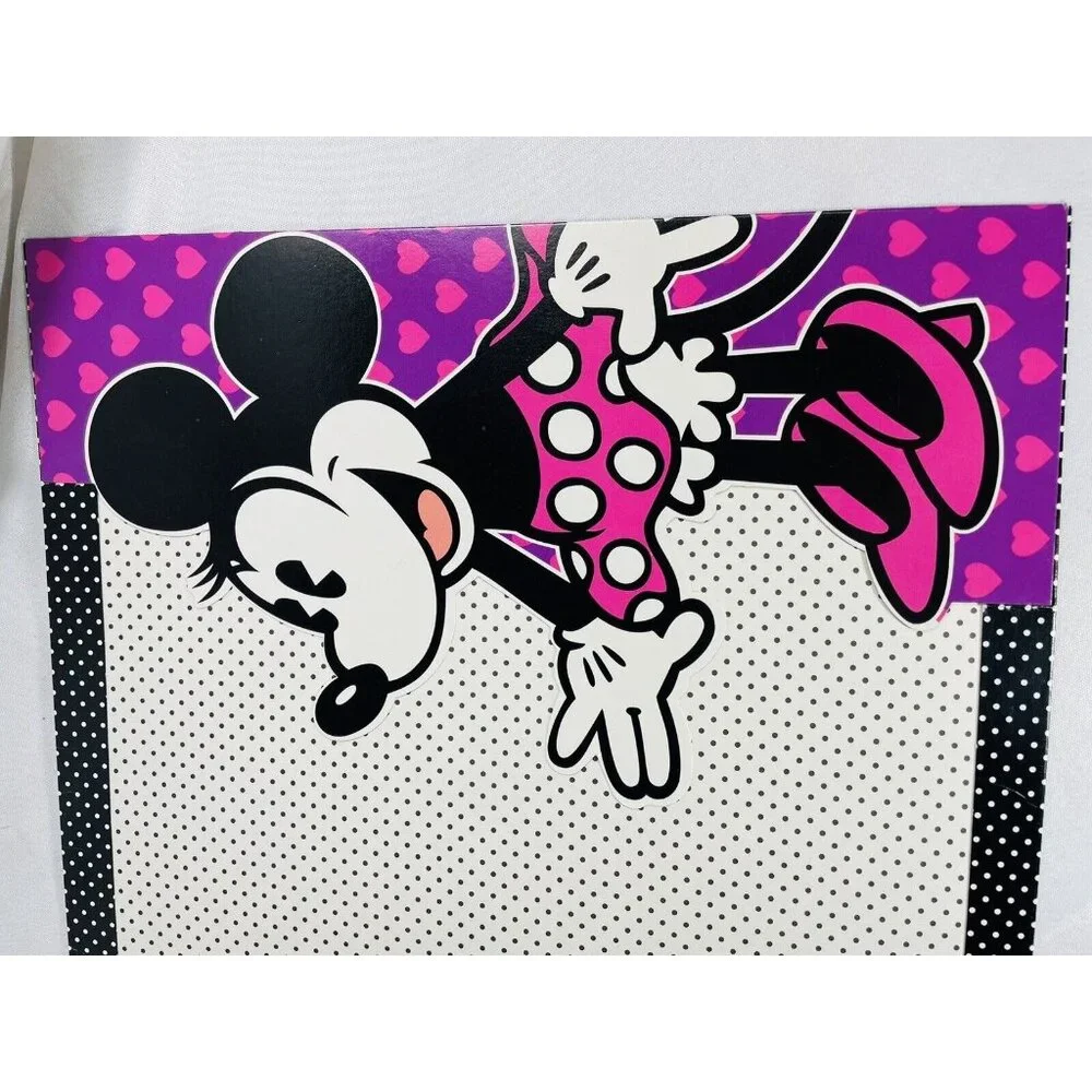 Disney Minnie Mouse Stuff Kids 3 Ring Folders For Binder Die-cut Unpunched